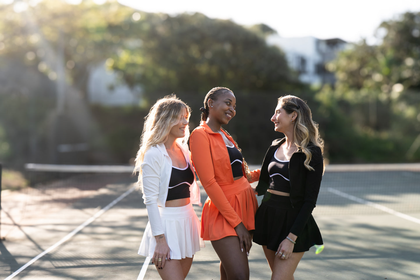 Core Court Black Pleated Skirt